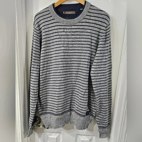 BEN SHERMAN STRIPPED SWEATER - Picture 1 of 5
